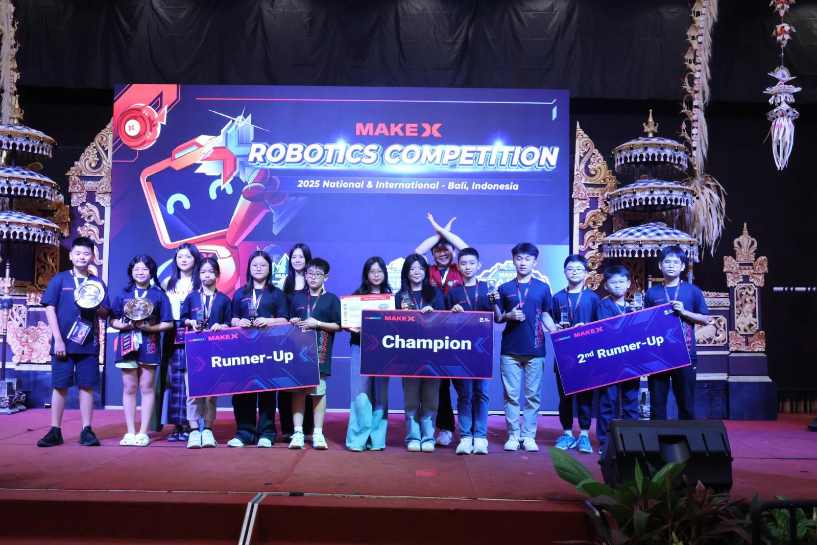 Xavier Bradford Mulyono Harumkan Nama Indonesia di MakeX Robotic Competition Asia 2025
