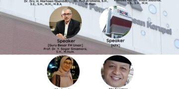 Pamflet Seminar Nasional Anti Korupsi 2025: 2025: “Lawan Korupsi: Menuju Tata Kelola Pemerintahan yang Bersih dan Berwibawa”