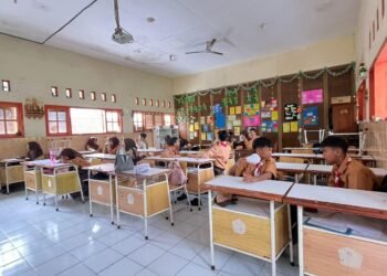 Dukungan Hibah Skripsi UM 2025 yang Menghasilkan Instrumen Literasi Lingkungan bagi Siswa SMP 56 dokumentasi kelas