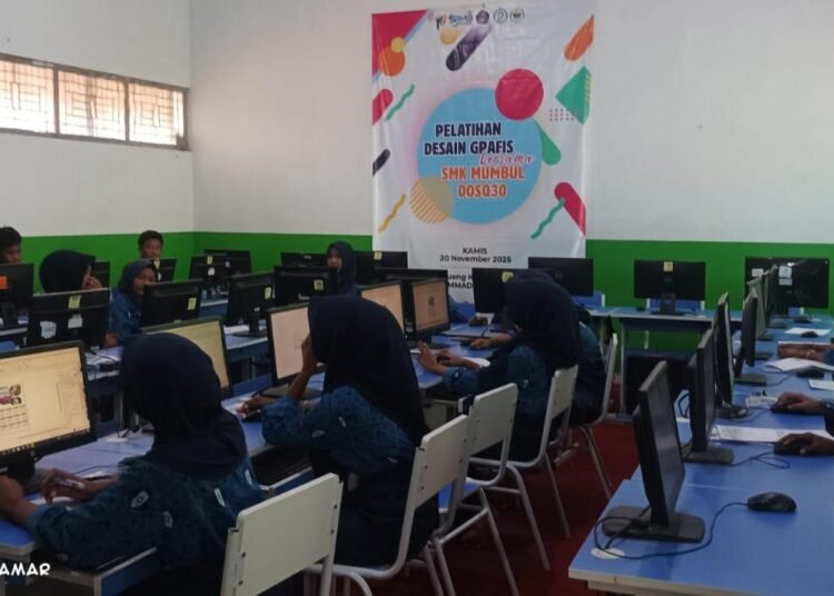 Mengasah Talenta Visual: SMK Muhammadiyah Bulakamba Gelar Pelatihan Desain Grafis untuk Siswa SMP/MTs 46 Desain Grafis