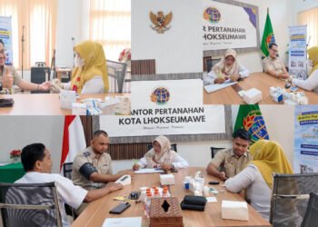 Kantor Pertanahan Kota Lhokseumawe Gelar Pemeriksaan Kesehatan Rutin untuk Dukung Produktivitas Pegawai 46 kesmas