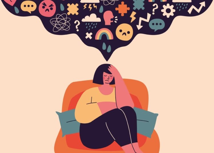 Ilustrasi Overthinking. Sumber: freepik.com