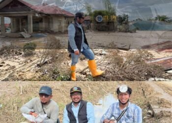 Sinergi dan Kepedulian Kemanusiaan, Kepala Kantor Pertanahan Kota Lhokseumawe Ikut Terlibat dalam Pemulihan Kantor Pertanahan Aceh Tamiang 56 Aksi 1