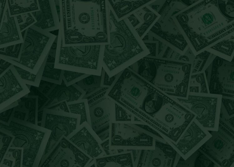 Dark Green and Green Simple Professional Finance Presentation