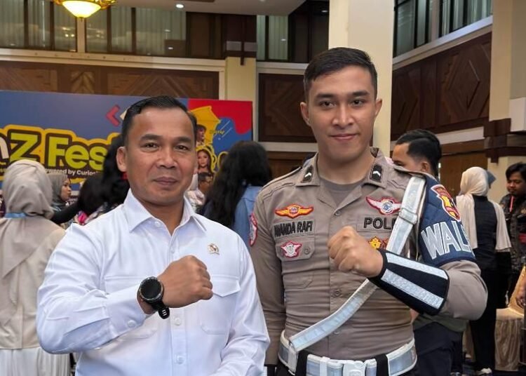 Bripda Ananda Rafi viral lewat konten edukasi tertib berlalu lintas, kini masuk jajaran artis Jwara Creative. (Dok. Istimewa)