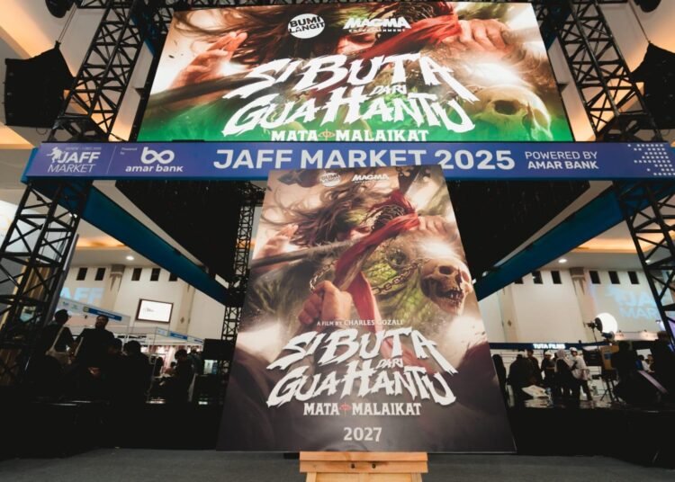 Launching film Si Buta dari Gua Hantu: Mata Malaikat”di ajang JAFF Market 2025 yang akan dirilis pada tahun 2027 oleh Magma Entertainment berkolaborasi dengan Bumilangit (Yusuf)