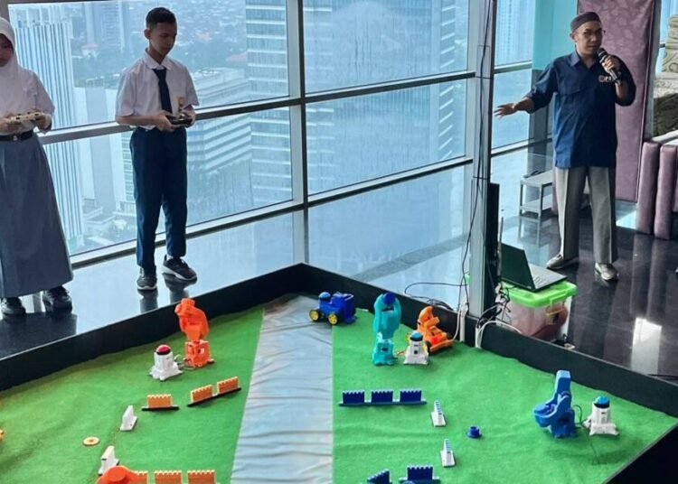 PRSI Perkenalkan Tempoer, RoboSports Berbasis AI kepada Pelajar SMP dan SMA Jakarta 46 RoboSports