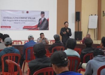 Gelar Sosialisasi 4 Pilar di Gunungtanjung, Tim Dony Maryadi Oekon Serap Aspirasi UMKM dan Penerangan Jalan 48 IMG 20251220 WA0017