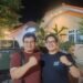 Foto Puthut EA dan Irham Kahfi