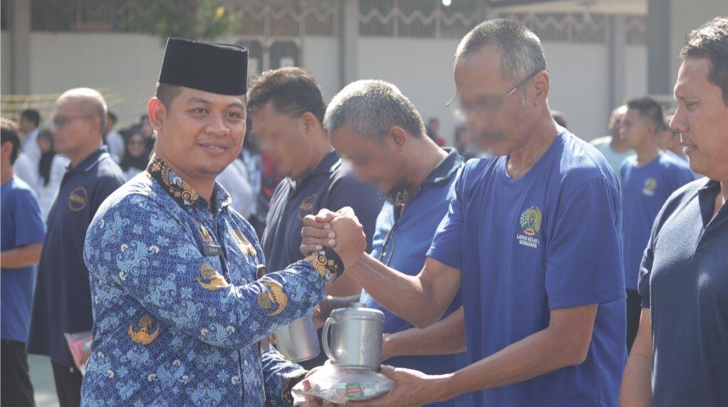 Warga Binaan Lapas Semarang Jadi Petugas Upacara Kesadaran Berbangsa