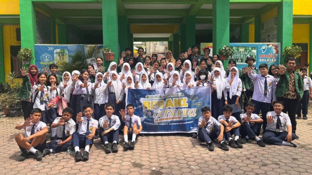 Mahasiswa USU Edukasi Anti Perundungan Melalui QR Code Anti Perundungan di SMP Negeri 7 Medan 46 IMG 7458