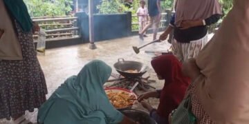 dapur umum Korban Banjir Aceh Utara