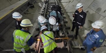 MRT Jakarta Phase 2A Capai Milestone Penting: Pengecoran Rel Beton Pertama Selesai 37 MRT Jakarta Phase 2A