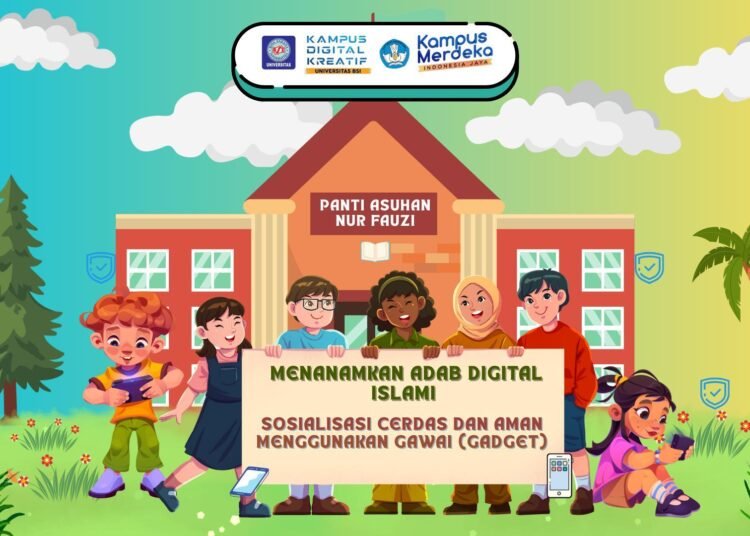 Menanamkan Adab Digital Islami Sosialisasi Cerdas dan aman menggunakan Gawaigadget