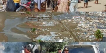 Postingan Media Sosial Pusat Krisis Tsunami Foto Berat Biru