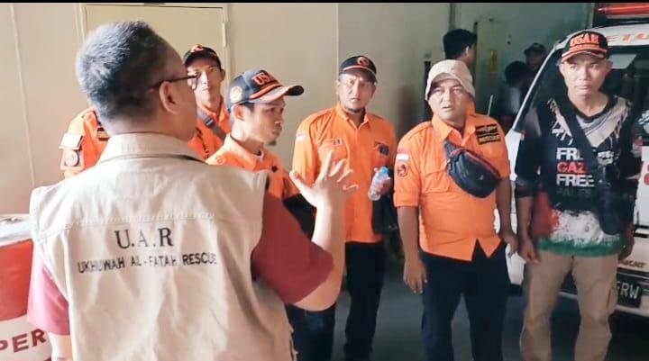 Tim UAR di kapal dr. Soeharso pengarahan Ketum