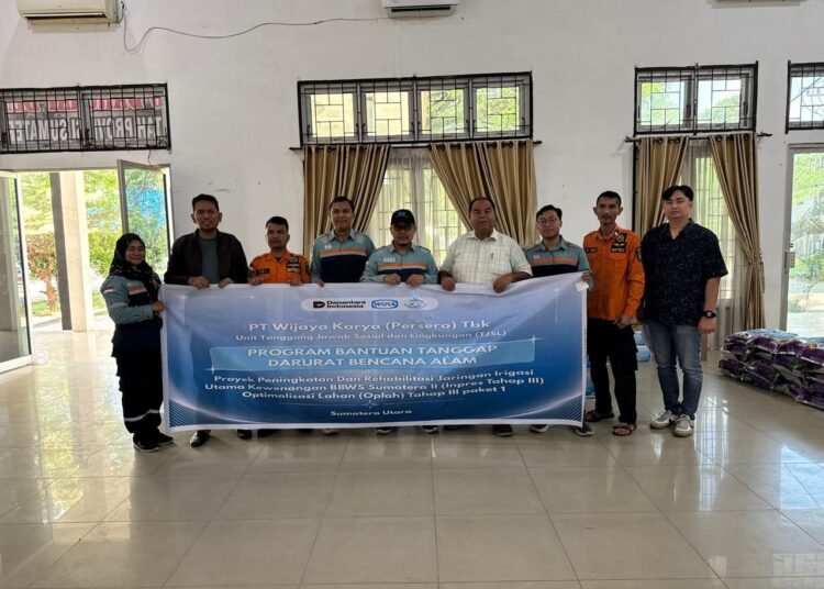 WIKA tanggap bencana Sumatera