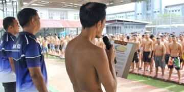 Lapas Bengkulu, Lapas Kelas IIA Bengkulu, Catur Dharma Narapidana, WBP, Pembinaan Narapidana, Senam Pagi Lapas, Pemasyarakatan
