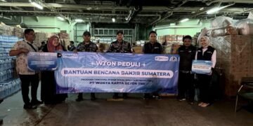WIKA Beton Bersama TNI AL Bantu Korban Banjir Sumatera