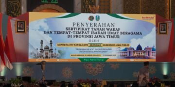 ATR/BPN Dorong Percepatan Sertipikasi Wakaf, 2.532 Tanah dan Tempat Ibadah di Jatim Diserahkan 30 WhatsApp Image 2025 12 15 at 14.15.04 1