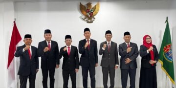 Kepala Kantor Pertanahan Kabupaten Asahan hadiri Pengambilan Sumpah MPPD Provinsi Sumatera Utara secara daring