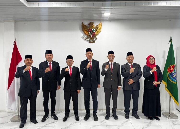 Kepala Kantor Pertanahan Kabupaten Asahan hadiri Pengambilan Sumpah MPPD Provinsi Sumatera Utara secara daring