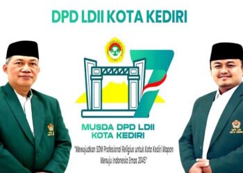 Musda VII : Agung Riyanto dan Asyhari Eko Prayitno Pimpin LDII Kota Kediri Periode 2025–2030