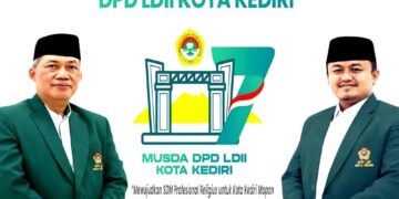Musda VII : Agung Riyanto dan Asyhari Eko Prayitno Pimpin LDII Kota Kediri Periode 2025–2030