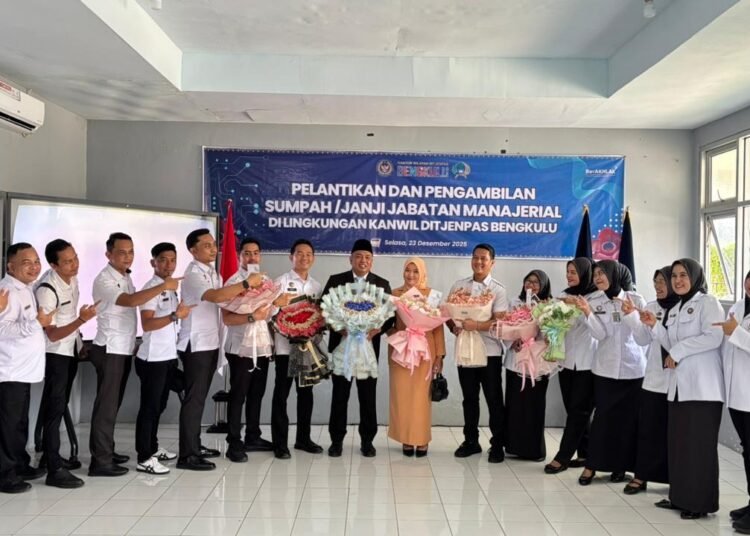 Promosi Jabatan, Yulian Fernando Kini Jabat Kalapas Kelas IIB Argamakmur 46 Yulian Fernando