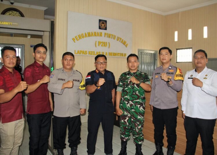 Lapas Bengkulu, Pengamanan Nataru, TNI-Polri, Kanwil Ditjenpas Bengkulu, Bapas Kelas I Bengkulu, Keamanan dan Ketertiban