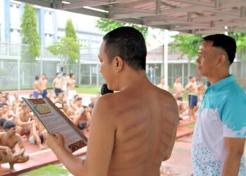 Lapas Bengkulu, Pembinaan WBP, Catur Dharma, Senam Pagi, Reformasi Pemasyarakatan, Humanis dan Bermartabat