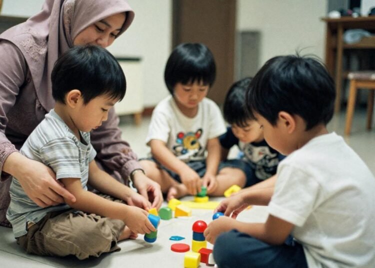 Pengaruh Pewarisan Genetika Ibu terhadap Perkembangan Kognitif Anak 46 Peran Ibu dalam Membimbing anak. Foto : Freep!k