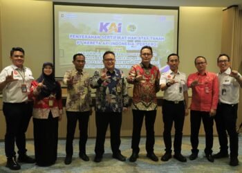 Sinergi BPN Lampung dan PT KAI Tanjung Karang: Penyerahan Sertipikat Tanah Aset 49 e1b8895a 016e 4a1f b849 854258fa0200