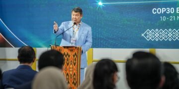Utusan Khusus Presiden RI Bidang Iklim dan Energi, Hashim S. Djojohadikusumo, saat menghadiri COP30 di Belém, Brasil.