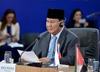 Presiden Prabowo Subianto menghadiri hari pertama Konferensi Tingkat Tinggi (KTT) BRICS 2025 di Rio de Janeiro, Brasil, Minggu (7/7/2025). (Sumber: CNBC Indonesia)