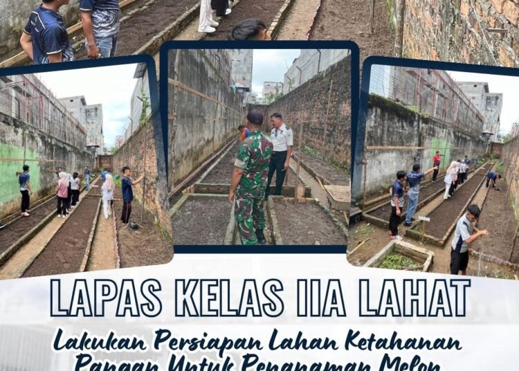 Lapas Kelas IIA Lahat Lakukan Persiapan Penanaman Melon sebagai Tindak Lanjut Zoom Bersama Kanwil Ditjenpas Sumsel 46 LP LAHAT PERSIAPAN TANAM MELON 2026 JAN