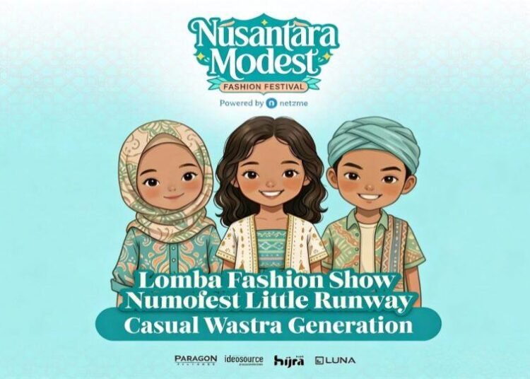 Pendaftaran Lomba Fashion Show Numofest Little Runway telah dibuka. (Dok. Istimewa)