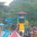 Dok : area seluncuran air (waterboom) dan ember tumpah Kandaga Waterpark Sindangwangi