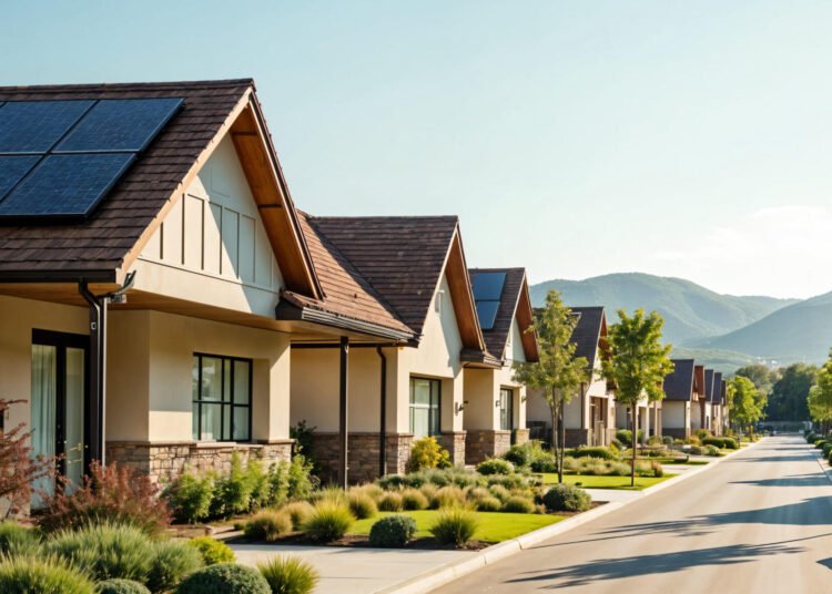 Solusi Hunian Tetap (Huntap) Pasca Bencana Sumatra 46 Ilustrasi Perumahan (Sumber: Freepik)