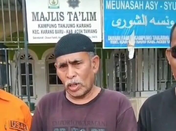 Imam Desa Tanjung Karang, Kec. Karang Batu, Kab. Aceh Tamiang H. Ahmad Kamal mengapresiasi Tim UAR