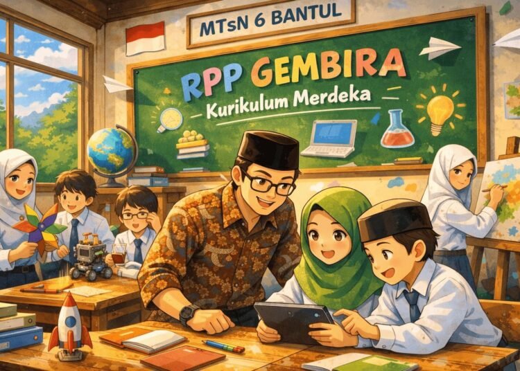 Innovative “Gembira” Lesson Plans, MTs Negeri 6 Bantul Prepares for the 2026 Academic Year 46 Joyful learning in the classroom 1