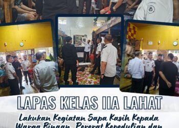 Lapas Kelas IIA Lahat Laksanakan Kegiatan Sapa Kasih kepada Warga Binaan Pemasyarakatan 46 LP LAHAT SAPA KASIH WB JAN 2026