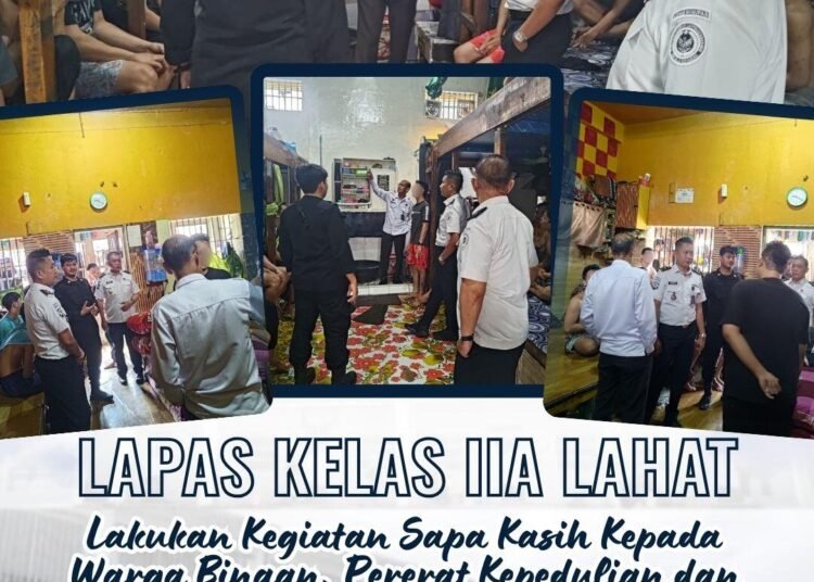 Lapas Kelas IIA Lahat Laksanakan Kegiatan Sapa Kasih kepada Warga Binaan Pemasyarakatan 46 LP LAHAT SAPA KASIH WB JAN 2026