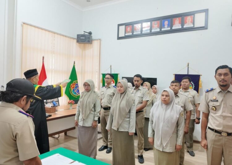 Langkah Strategis Tahun Anggaran 2026, Kantor Pertanahan Kota Lhokseumawe Laksanakan Pengambilan Sumpah Panitia PTSL | Siaran Berita