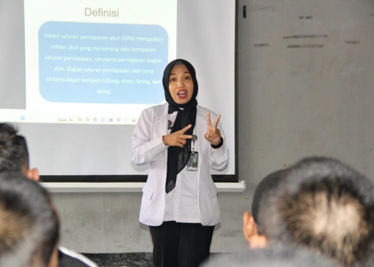 Lapas Bengkulu, Lapas Kelas IIA Bengkulu, Penyuluhan Kesehatan, ISPA, Warga Binaan, Ditjenpas Bengkulu, Klinik Pratama Lapas