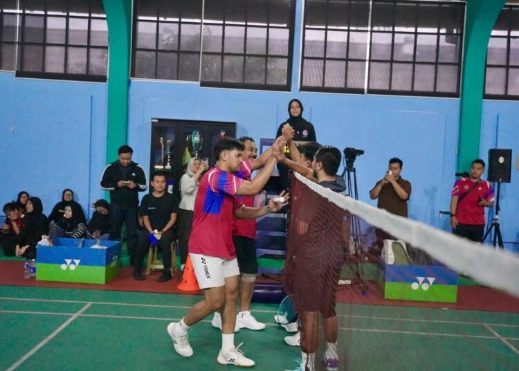 Ikuti Kejuaraan Bulutangkis HUT ke-54 KORPRI, Kementerian ATR/BPN Melaju ke Semifinal
