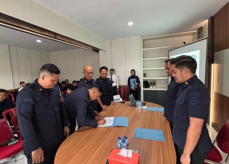 Perkuat Integritas dan Disiplin, Rutan Bengkulu Gelar Penandatanganan Komitmen Bersama Regu Pengamanan 46 WhatsApp Image 2026 01 30 at 20.01.58