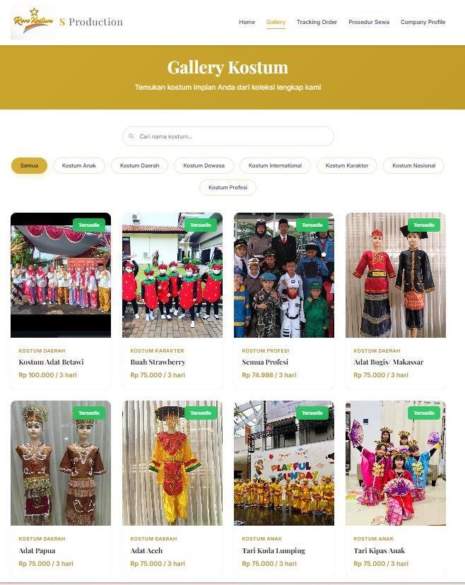 Inovasi Katalog Digital dan SOPSumber : https://rorokostum-sproduction.netlify.app/gallery