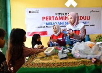Perwira Pertamina Pilih Rayakan Pergantian Tahun Bersama Masyarakat di Lokasi Bencana Sumatra