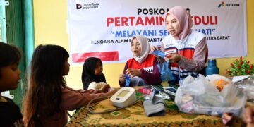 Perwira Pertamina Pilih Rayakan Pergantian Tahun Bersama Masyarakat di Lokasi Bencana Sumatra